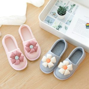 chausson ballerine fleur