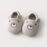 chausson bébé coton noir