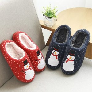 chausson bonhomme de neige