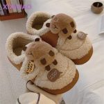 chausson capybara pour adultes