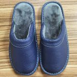chausson cuir authentique
