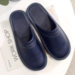 chausson cuir doux
