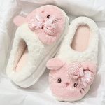 chausson déco chat mignon