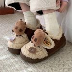 chausson doux capybara