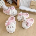 chausson doux chaton