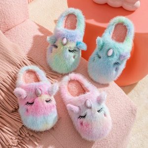chausson enfant licorne