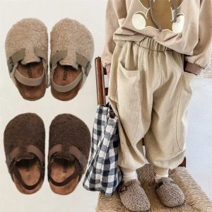 chausson enfant moumoute