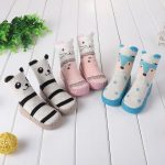 chaussons chaussette avec motifs animaux