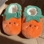 chaussons confortables légumes