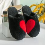 chaussons en forme de cœur
