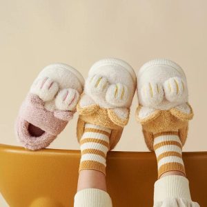 chaussons enfant pattes de chat