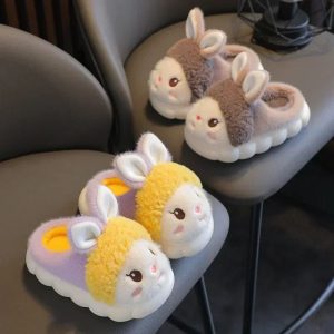 chaussons lapin enfant