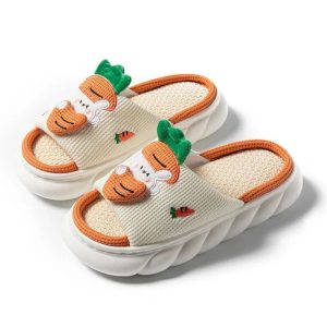 claquette pantoufle carotte