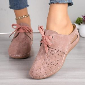pantoufle en cuir