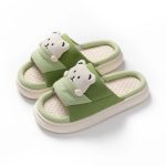 pantoufle en lin douce
